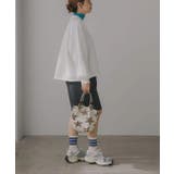 【新色レオパードシリーズを追加！】コードストラップ 柄 ニット ハンドバッグ | 210nouve | 詳細画像6 