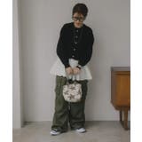 【新色レオパードシリーズを追加！】コードストラップ 柄 ニット ハンドバッグ | 210nouve | 詳細画像7 