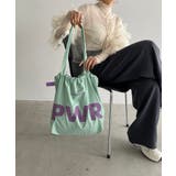 【PWR】ビッグロゴナイロントートバッグ | 210nouve | 詳細画像15