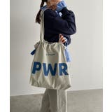 【PWR】ビッグロゴナイロントートバッグ | 210nouve | 詳細画像7