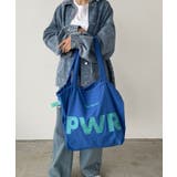 【PWR】ビッグロゴナイロントートバッグ | 210nouve | 詳細画像9