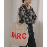 ライトベージュ | 【PWR】ビッグロゴナイロントートバッグ | 210nouve