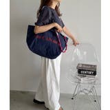 【リバーシブル】ビッグロゴキャンバストートバッグ | 210nouve | 詳細画像5 