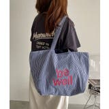 【リバーシブル】ビッグロゴキャンバストートバッグ | 210nouve | 詳細画像6 