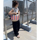 マルチカラーペーパー編みショルダーバッグ | 210nouve | 詳細画像7 