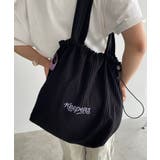 【Keepers】刺繍プリーツトートバッグ | 210nouve | 詳細画像3