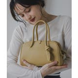 イエロー | ラウンドミニボストンバッグ | 210nouve