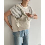 アイボリー | ソフトフェイクレザーワンハンドルショルダーバッグ | 210nouve