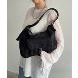 ブラック | アウトポケットナイロンショルダーバッグ | 210nouve