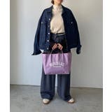 【リバーシブル】 ビッグ ロゴ  トートバッグ  M | 210nouve | 詳細画像10 