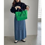 【リバーシブル】 ビッグ ロゴ  トートバッグ  M | 210nouve | 詳細画像13 