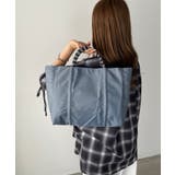【リバーシブル】 ビッグ ロゴ  トートバッグ  M | 210nouve | 詳細画像5 