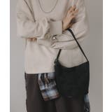 【チャーム付】フェイク スエード バケツ ショルダーバッグ | 210nouve | 詳細画像4 