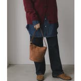 【チャーム付】フェイク スエード バケツ ショルダーバッグ | 210nouve | 詳細画像8 