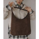 ブラウン | 【ポーチ付】フェイクスエード ワンショルダーバッグ | 210nouve