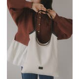 アイボリー | コーデュロイ パイピング ショルダーバッグ | 210nouve