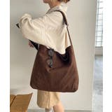 ブラウン | フェイクスエードビッグショルダーバッグ | 210nouve