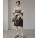 ナイロン チェック柄 コードストラップ バッグ | 210nouve | 詳細画像11