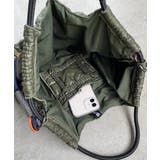 ナイロン チェック柄 コードストラップ バッグ | 210nouve | 詳細画像15