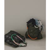 ナイロン チェック柄 コードストラップ バッグ | 210nouve | 詳細画像24