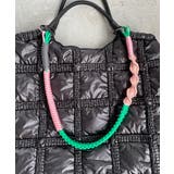 ナイロン チェック柄 コードストラップ バッグ | 210nouve | 詳細画像7