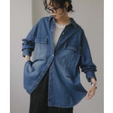 デニムビッグシャツジャケット | 210nouve | 詳細画像1