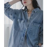 デニムビッグシャツジャケット | 210nouve | 詳細画像11
