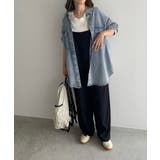 デニムビッグシャツジャケット | 210nouve | 詳細画像15