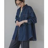 デニムビッグシャツジャケット | 210nouve | 詳細画像17