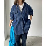 デニムビッグシャツジャケット | 210nouve | 詳細画像23