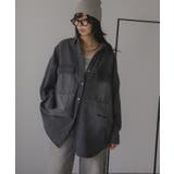 デニムビッグシャツジャケット | 210nouve | 詳細画像24