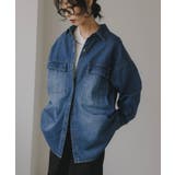 デニムビッグシャツジャケット | 210nouve | 詳細画像32