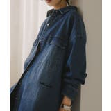 デニムビッグシャツジャケット | 210nouve | 詳細画像33