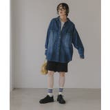デニムビッグシャツジャケット | 210nouve | 詳細画像36
