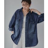 ブリーチ | デニムビッグシャツジャケット | 210nouve