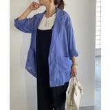 ブルー | シアーテーラードジャケット | 210nouve