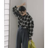 オンブレチェック オーバーサイズ シャツ ジャケット | 210nouve | 詳細画像10