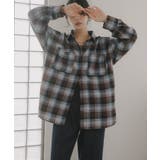 オンブレチェック オーバーサイズ シャツ ジャケット | 210nouve | 詳細画像17