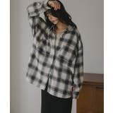 オンブレチェック オーバーサイズ シャツ ジャケット | 210nouve | 詳細画像2