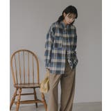 オンブレチェック オーバーサイズ シャツ ジャケット | 210nouve | 詳細画像26