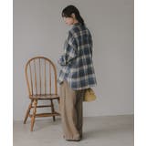 オンブレチェック オーバーサイズ シャツ ジャケット | 210nouve | 詳細画像27