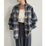オンブレチェック オーバーサイズ シャツ ジャケット | 210nouve | 詳細画像28