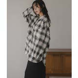 オンブレチェック オーバーサイズ シャツ ジャケット | 210nouve | 詳細画像3