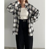 オンブレチェック オーバーサイズ シャツ ジャケット | 210nouve | 詳細画像7
