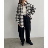 オンブレチェック オーバーサイズ シャツ ジャケット | 210nouve | 詳細画像8