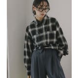 オンブレチェック オーバーサイズ シャツ ジャケット | 210nouve | 詳細画像9