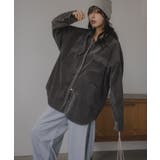 コーデュロイ オーバーサイズ シャツ ジャケット | 210nouve | 詳細画像2