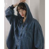 テンセルデニムパーカーシャツ | 210nouve | 詳細画像7 