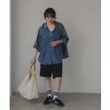 テンセルデニムパーカーシャツ | 210nouve | 詳細画像9 