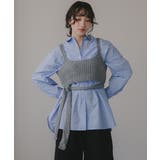 ライトブルー | ボリュームビッグシャツ | 210nouve